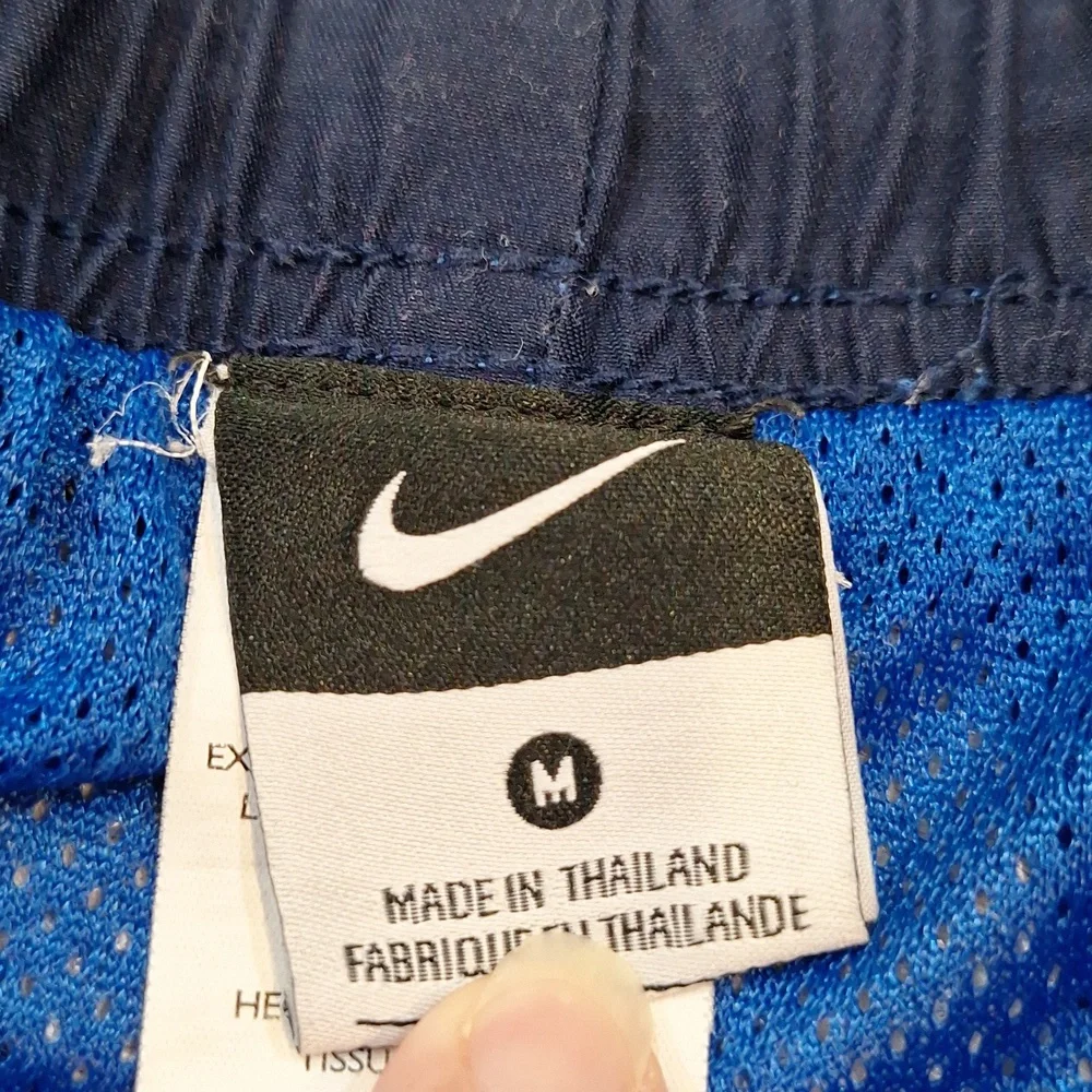 Nike Blue Swim Suit Trunks Sz Med Athletic Shorts Lightweight Performance Surf‎